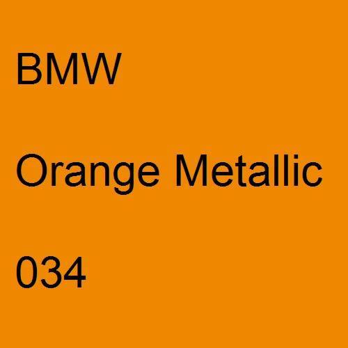 BMW, Orange Metallic, 034.